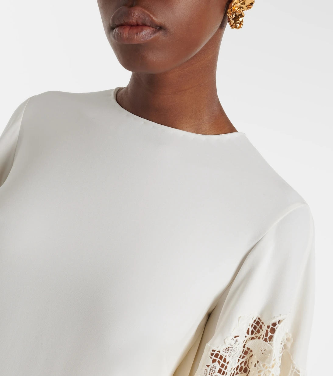 Oscar de la Renta - Floral silk-blend kaftan