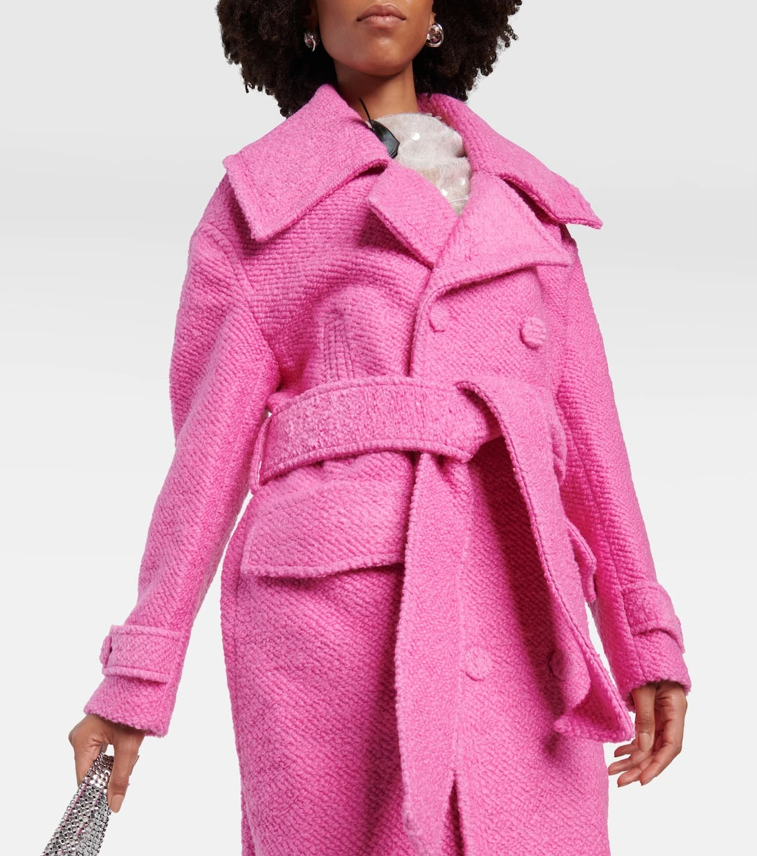 Xu Zhi - Double-breasted wool-blend coat