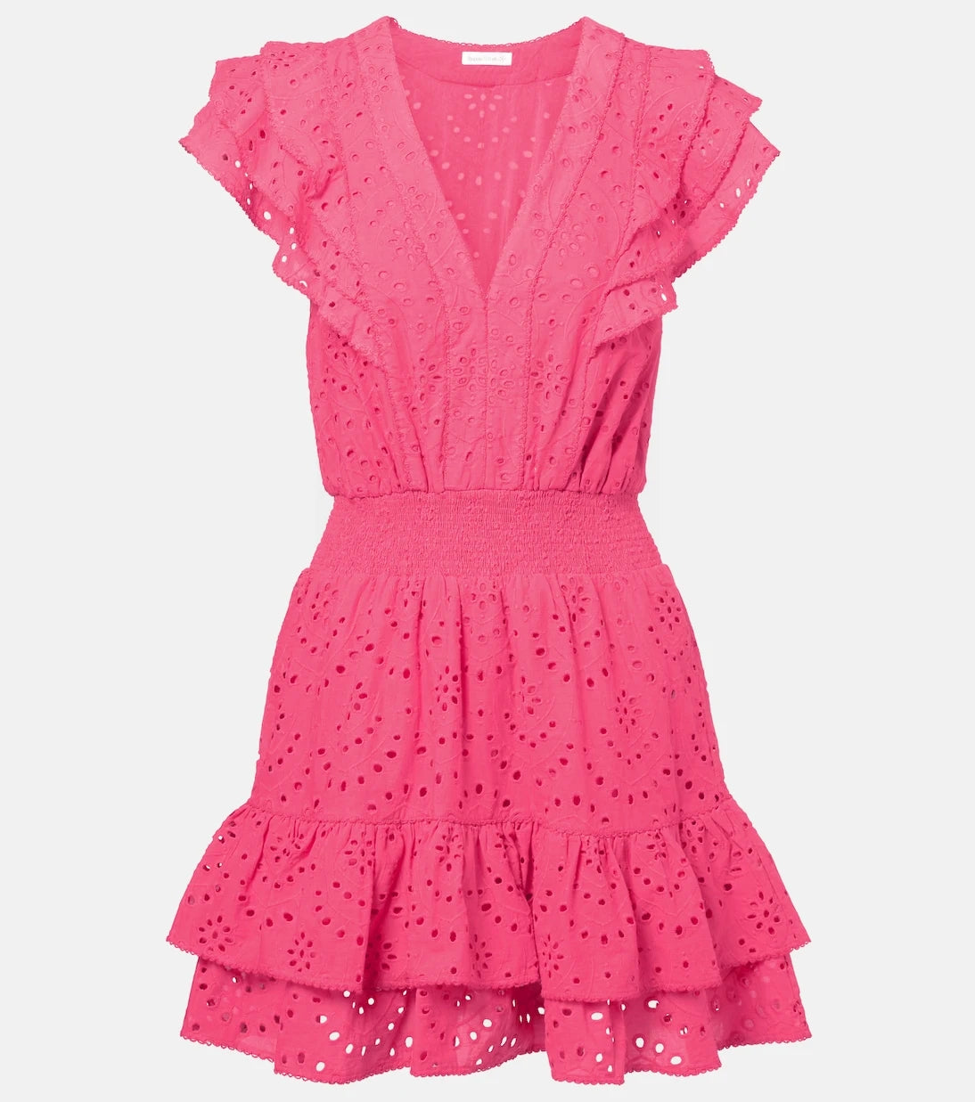 Poupette St Barth - Camila shirred cotton minidress