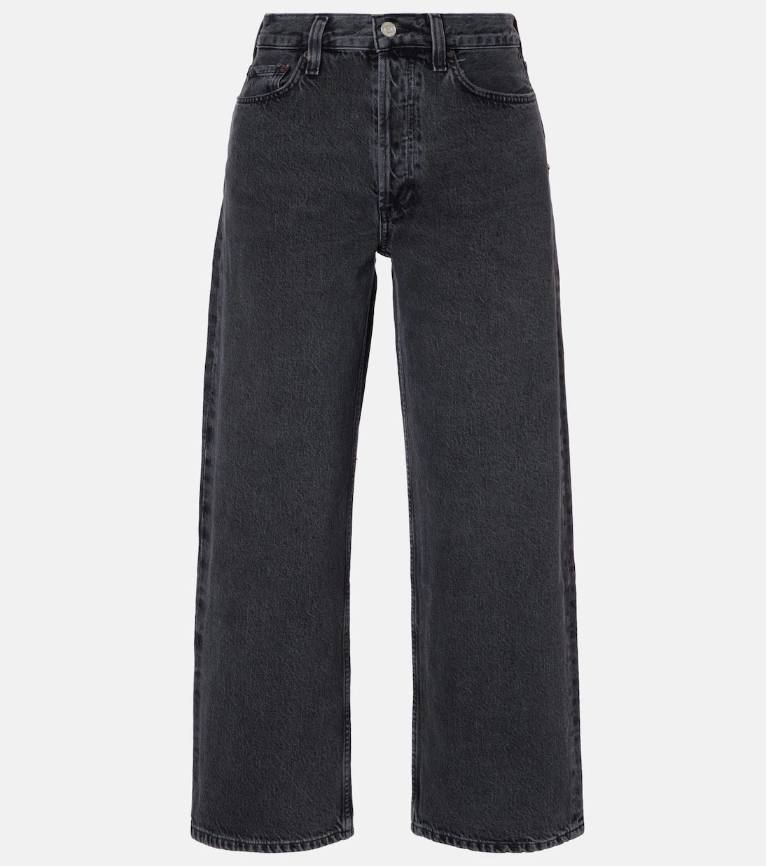 Agolde - Arc cropped mid-rise wide-leg jeans