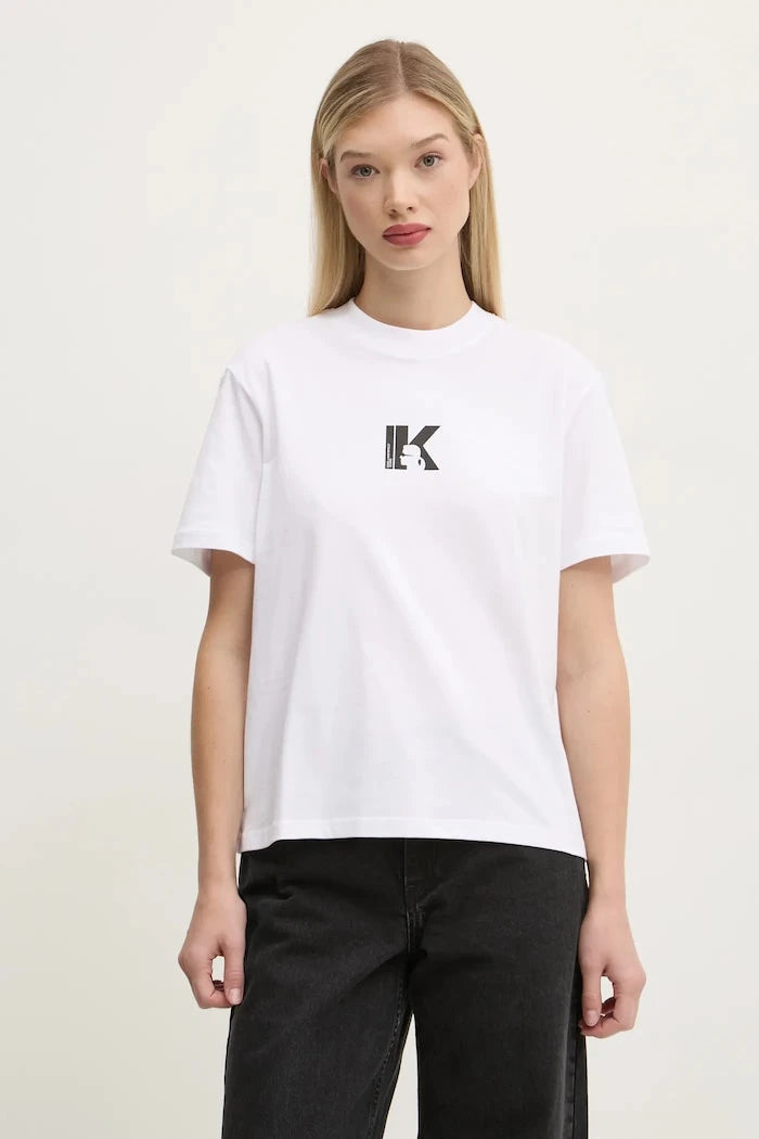 Karl Lagerfeld Jeans тениска дамска от памук