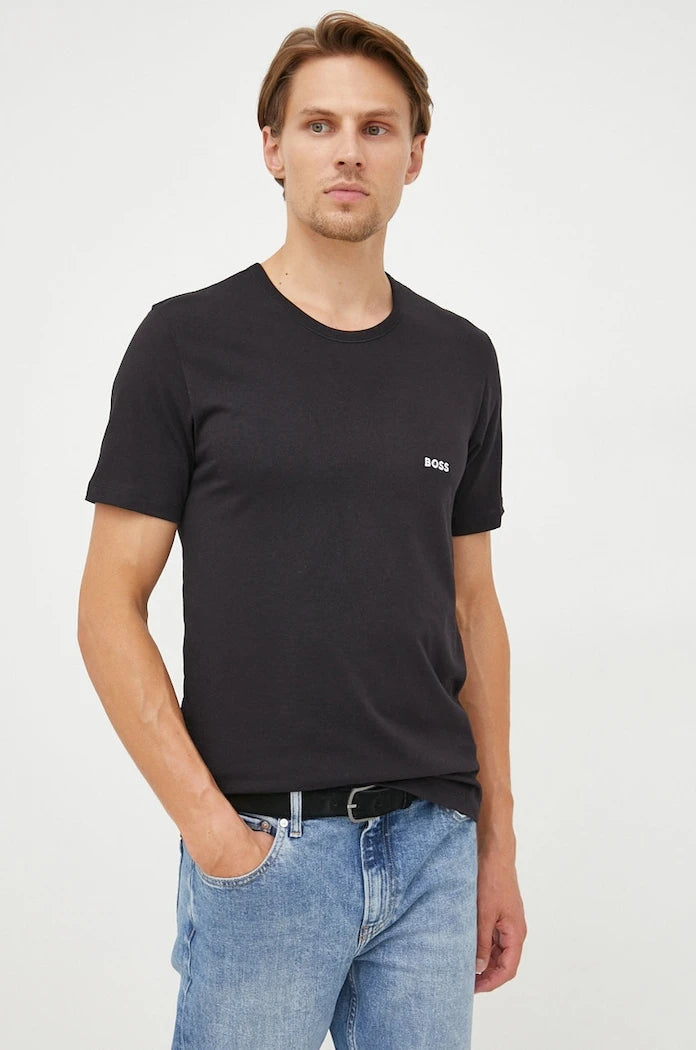 Памучна тениска BOSS (3 броя) TShirt RN 3P Classic
