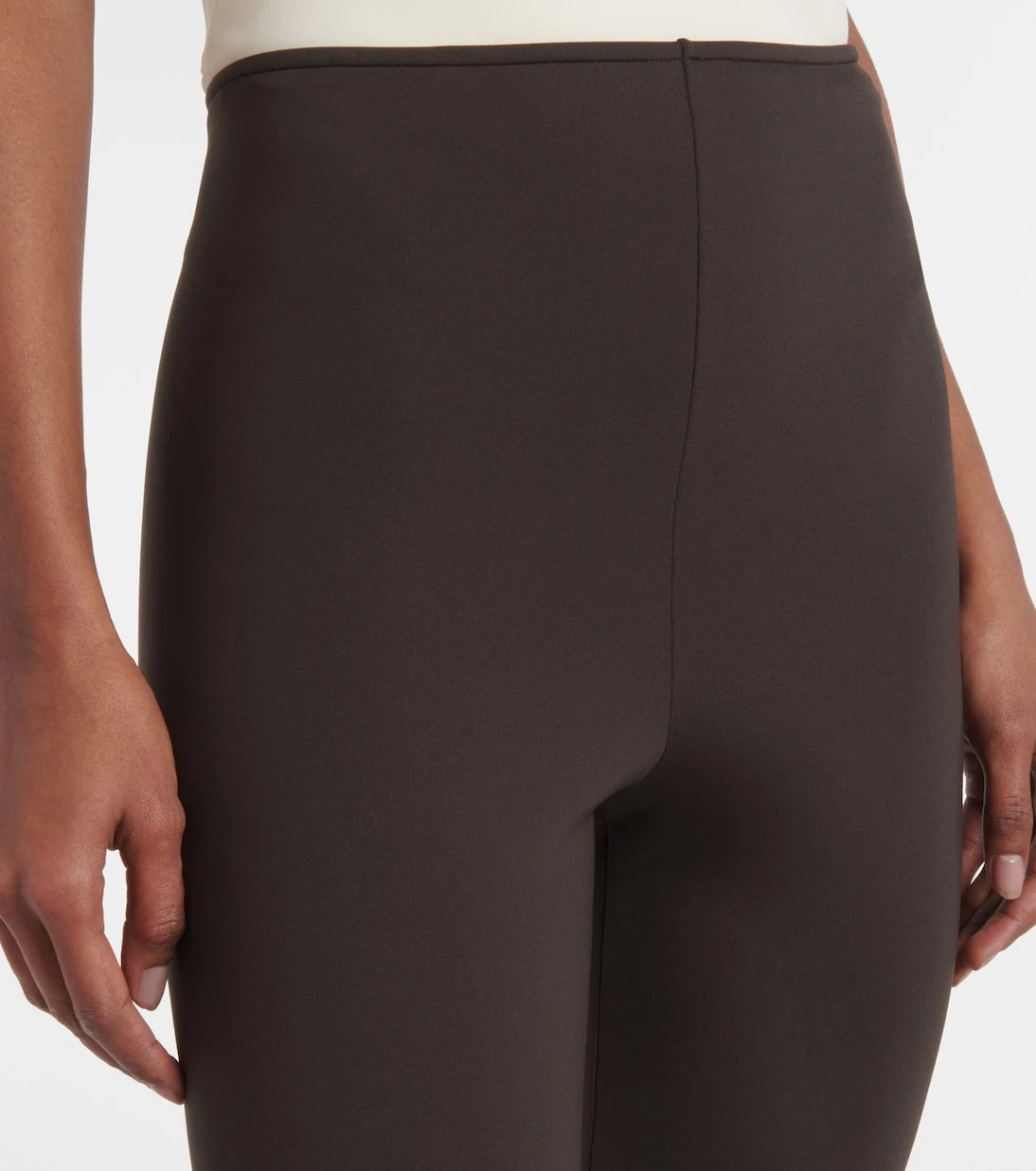 Fforme - Shim cropped jersey slim pants