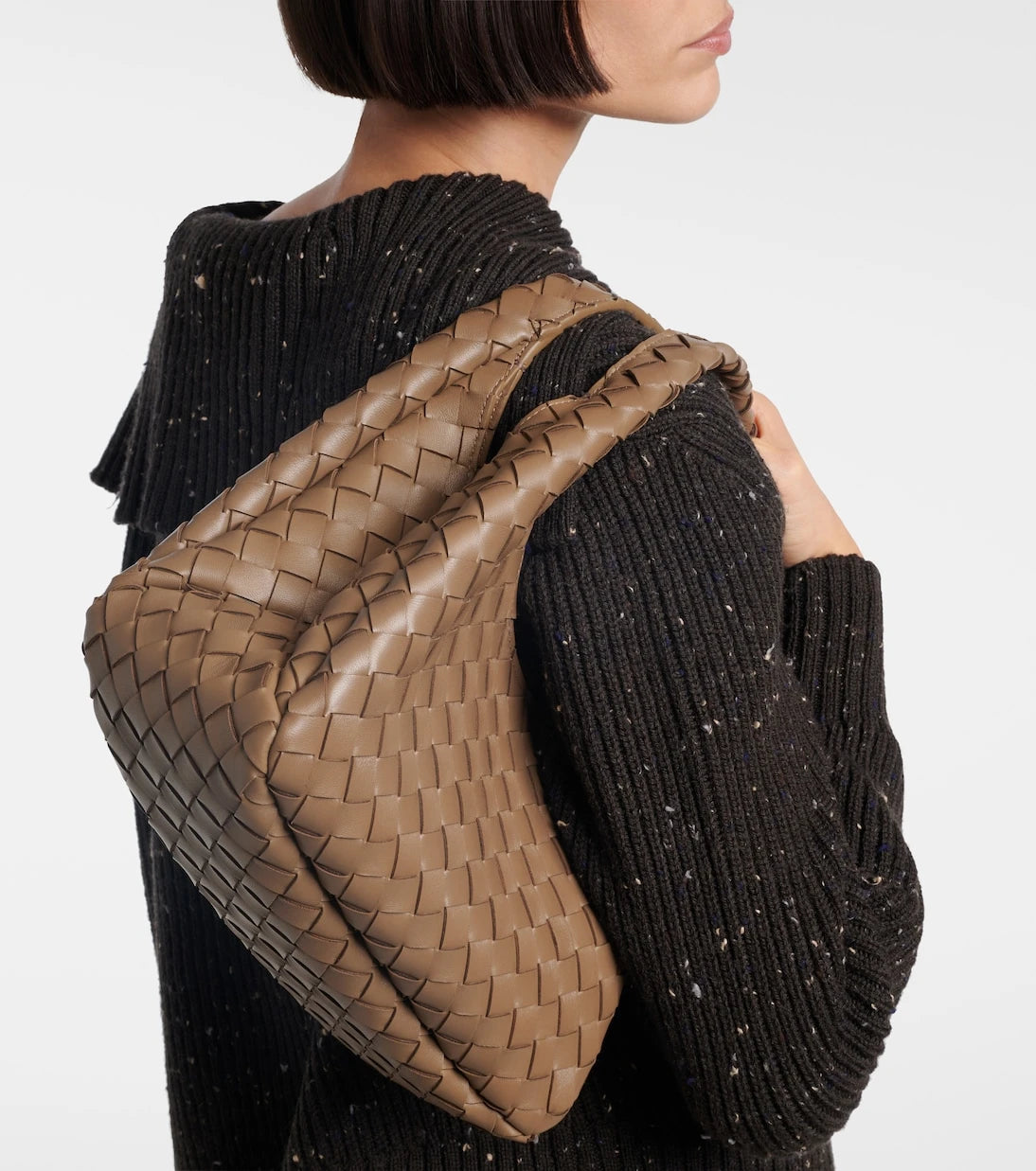 Bottega Veneta - Campana Small leather shoulder bag