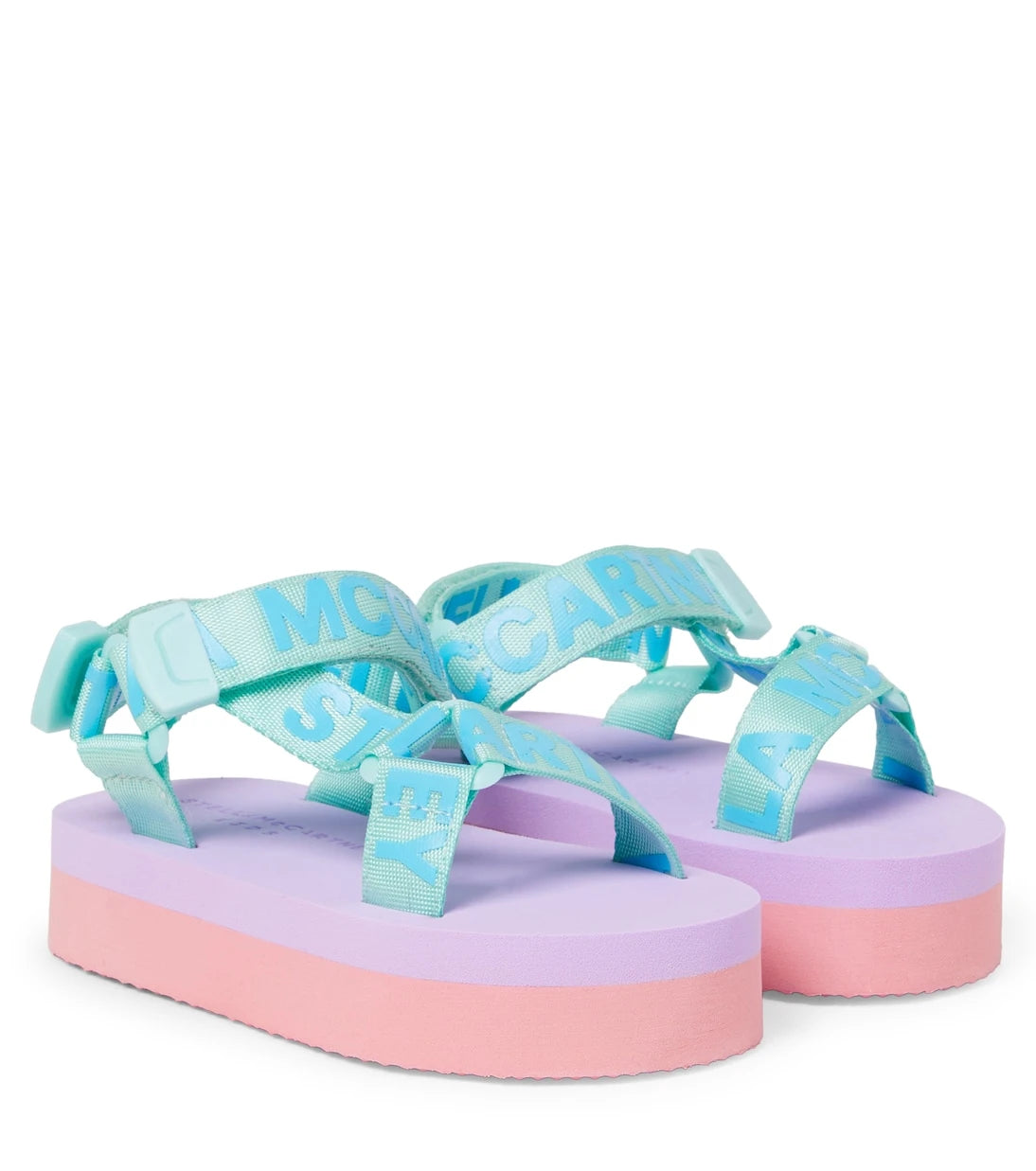 Stella McCartney Kids - صنادل بشعار العلامة التجارية