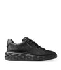 Diamond Light Maxi Leather Sneakers V BLACK/BLACK