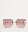 Jimmy Choo Gold Metal JC4004HB Sunglasses