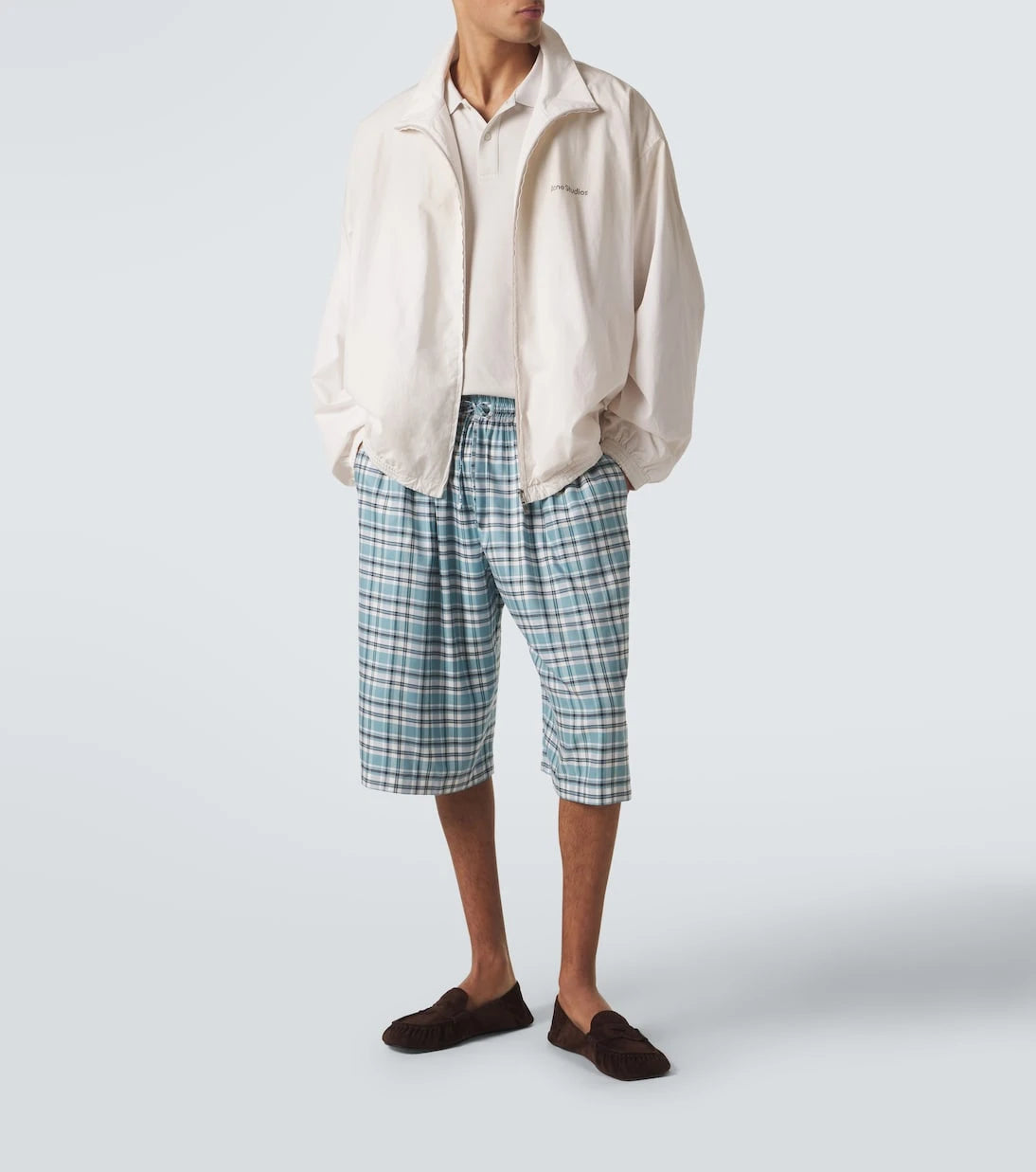 Acne Studios - Plaid flannel shorts
