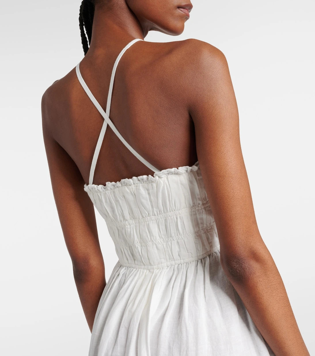 Ulla Johnson - Beatrice linen and cotton midi dress