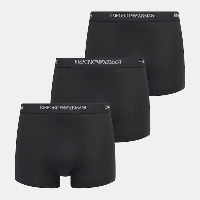 Emporio Armani Underwear pamuklu erkek boxer 3'lü