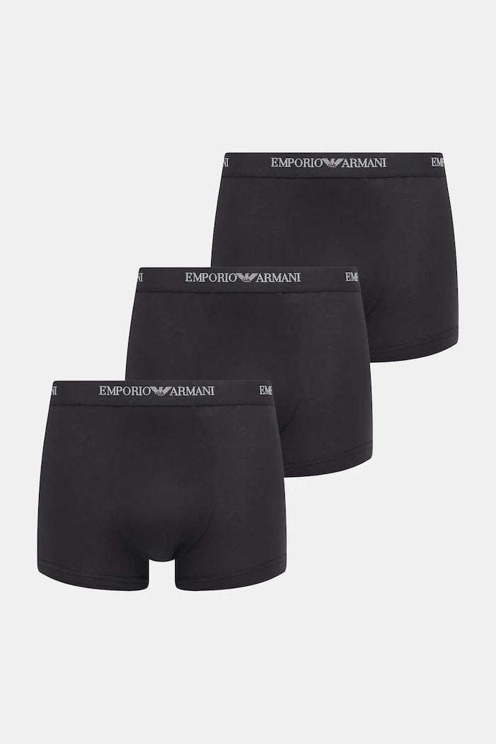 Emporio Armani Underwear pamuklu erkek boxer 3'lü