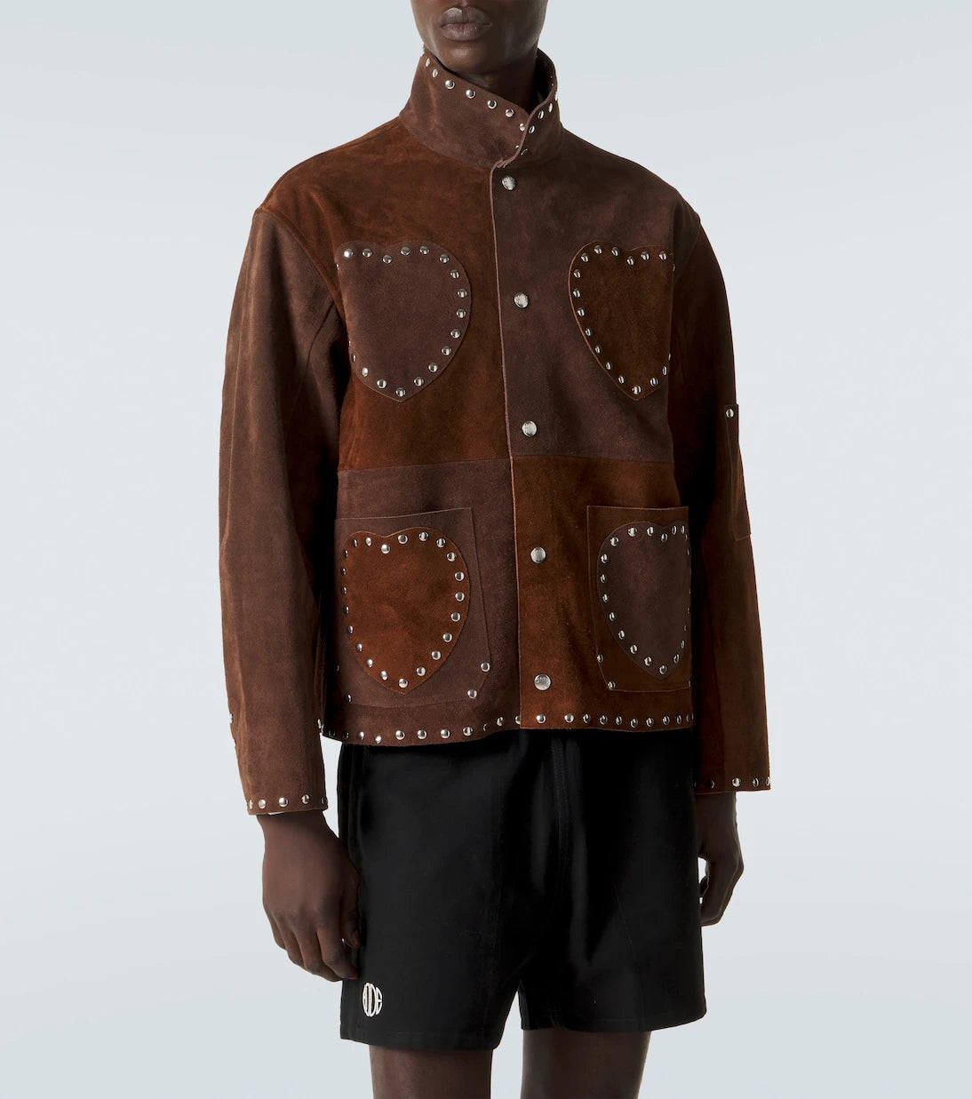 Bode - Studded suede jacket