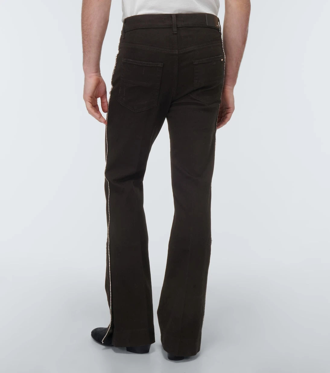 Amiri - Embellished bootcut jeans