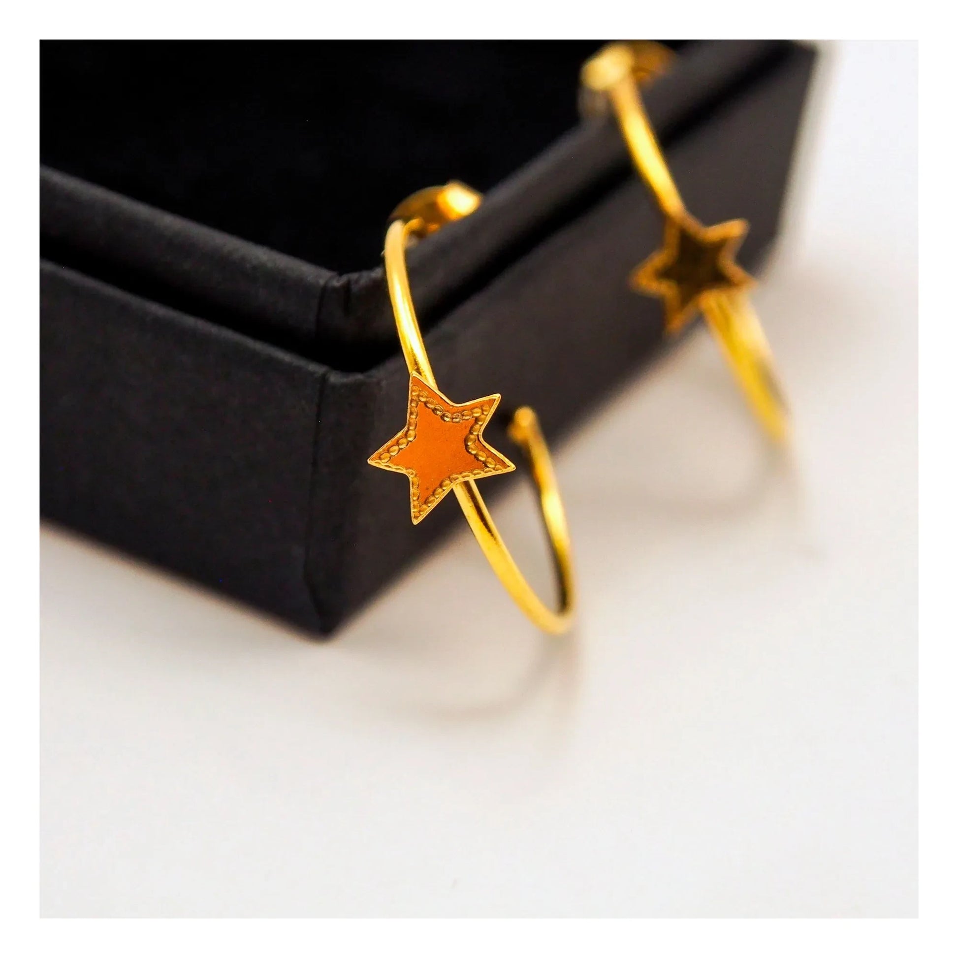 Adorabili - Big Stars Creoles | Gold