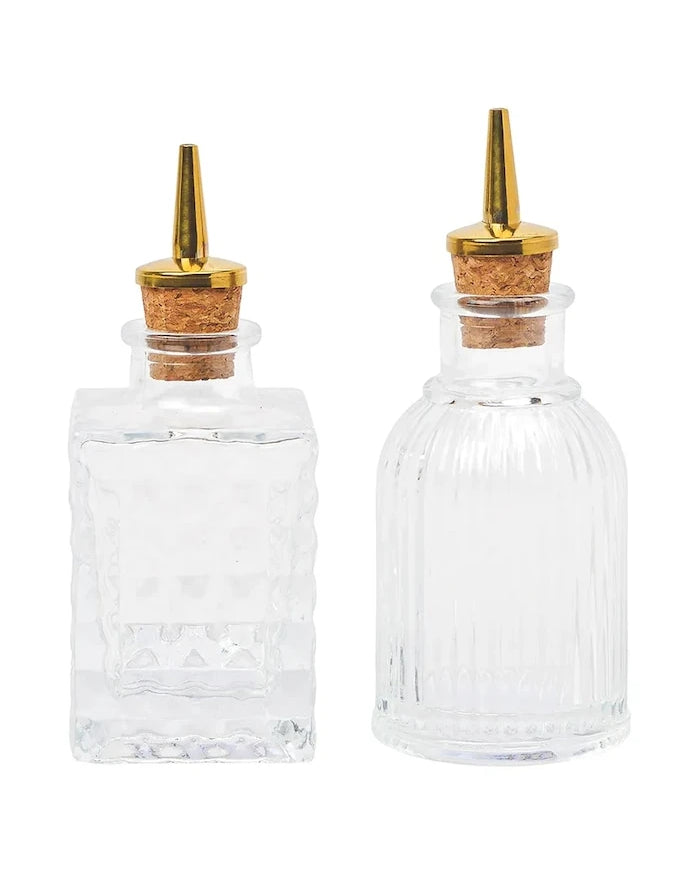 Комплект бармански бутилки за горчиви напитки Here's How The Gio Bitters Bottles 90 ml (2 броя)