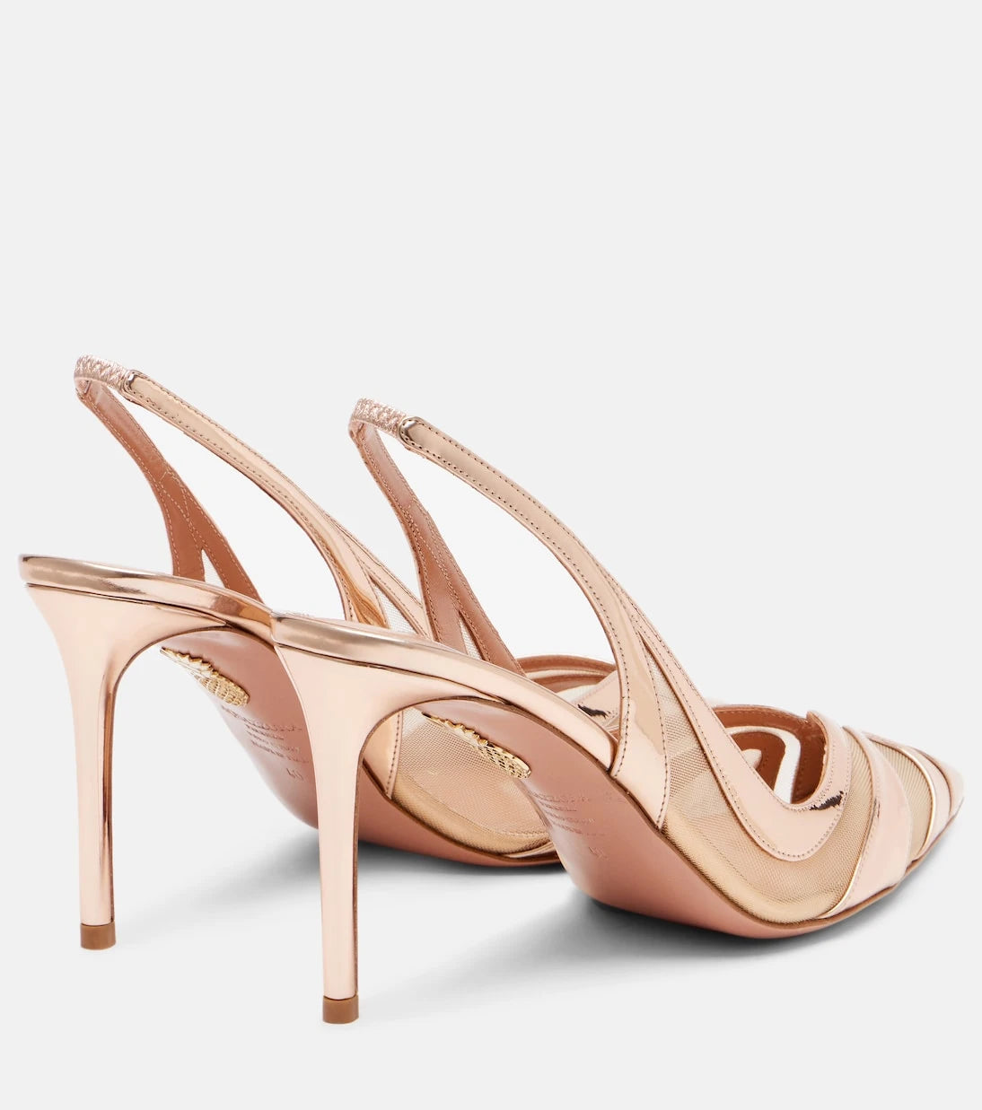 Aquazzura - Lune 85 slingback pumps