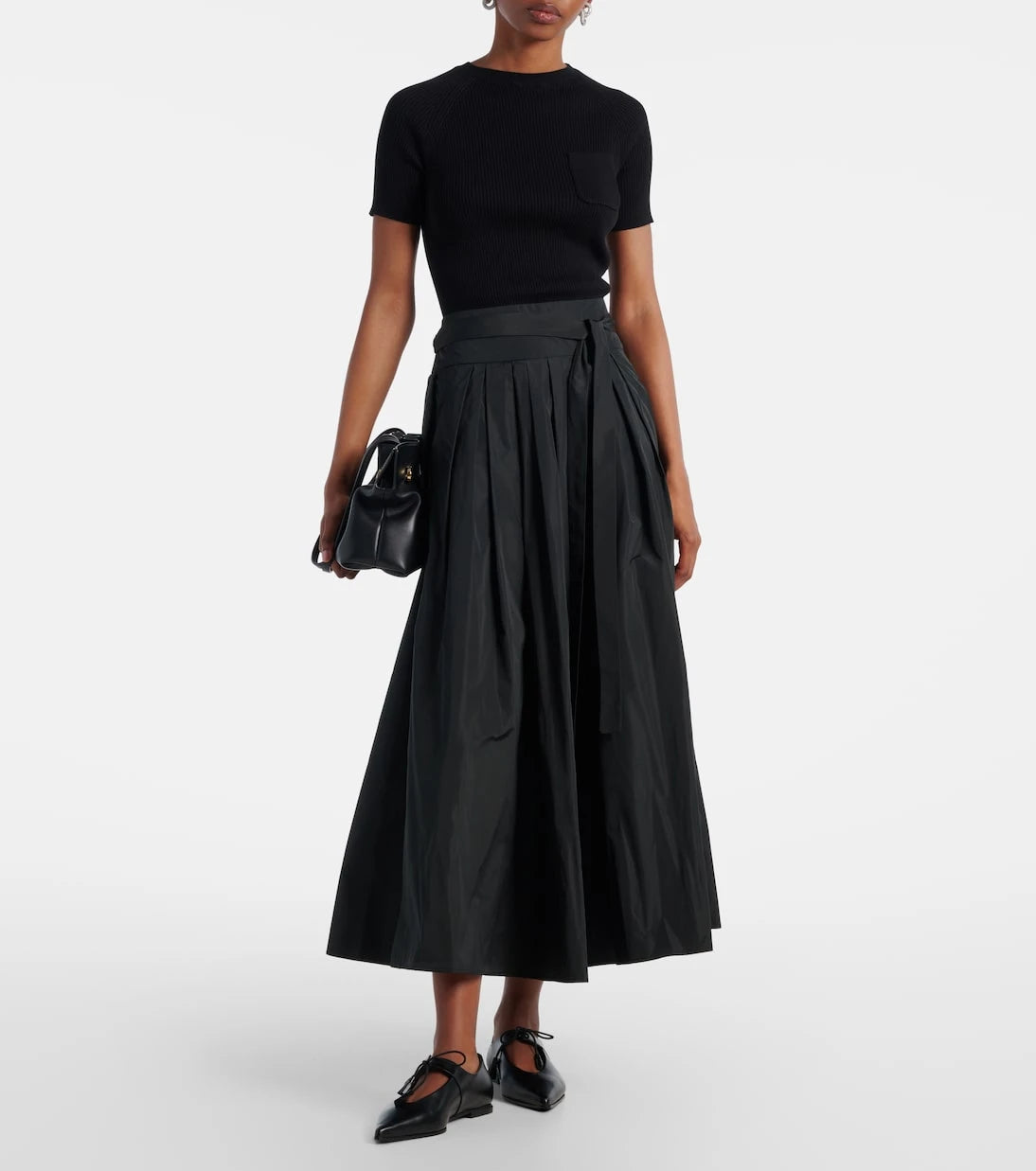 'S Max Mara - Berlino ribbed-knit cotton top
