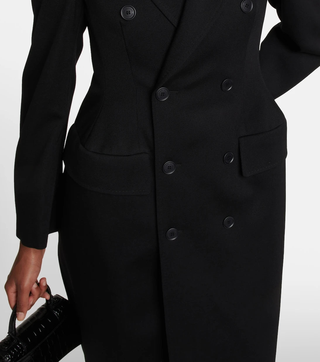 Balenciaga - Structured double-breasted wool coat