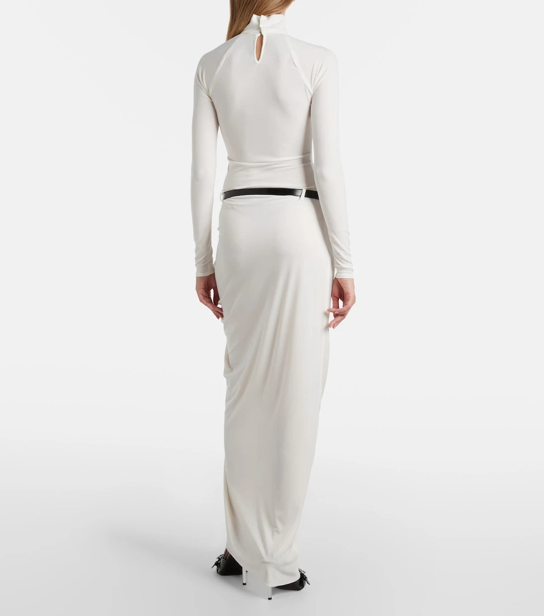 Coperni - Belted draped gown