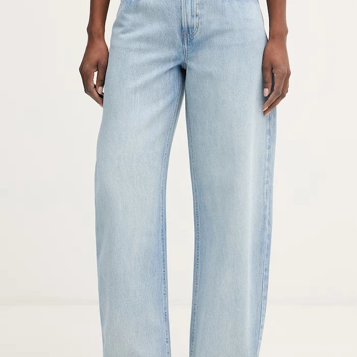 Calvin Klein Jeans дънки barrel дамски