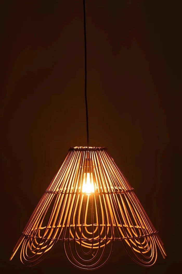 J-Line Rattan Asma Abajur 38,5 x 58 cm