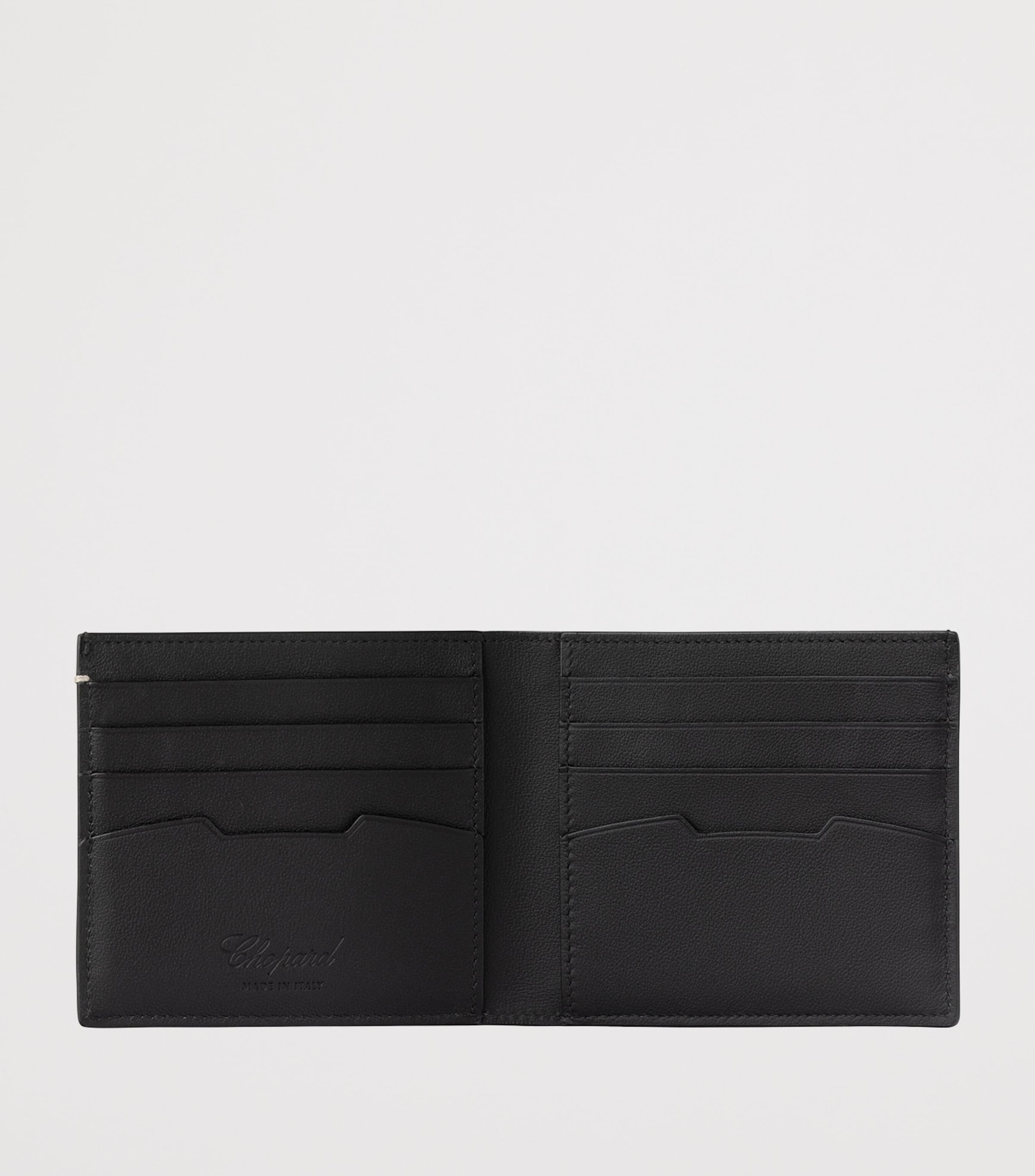 Small Leather Racing Bifold Wallet