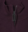 Victoria Beckham Burgundy Merino-Blend Cardigan