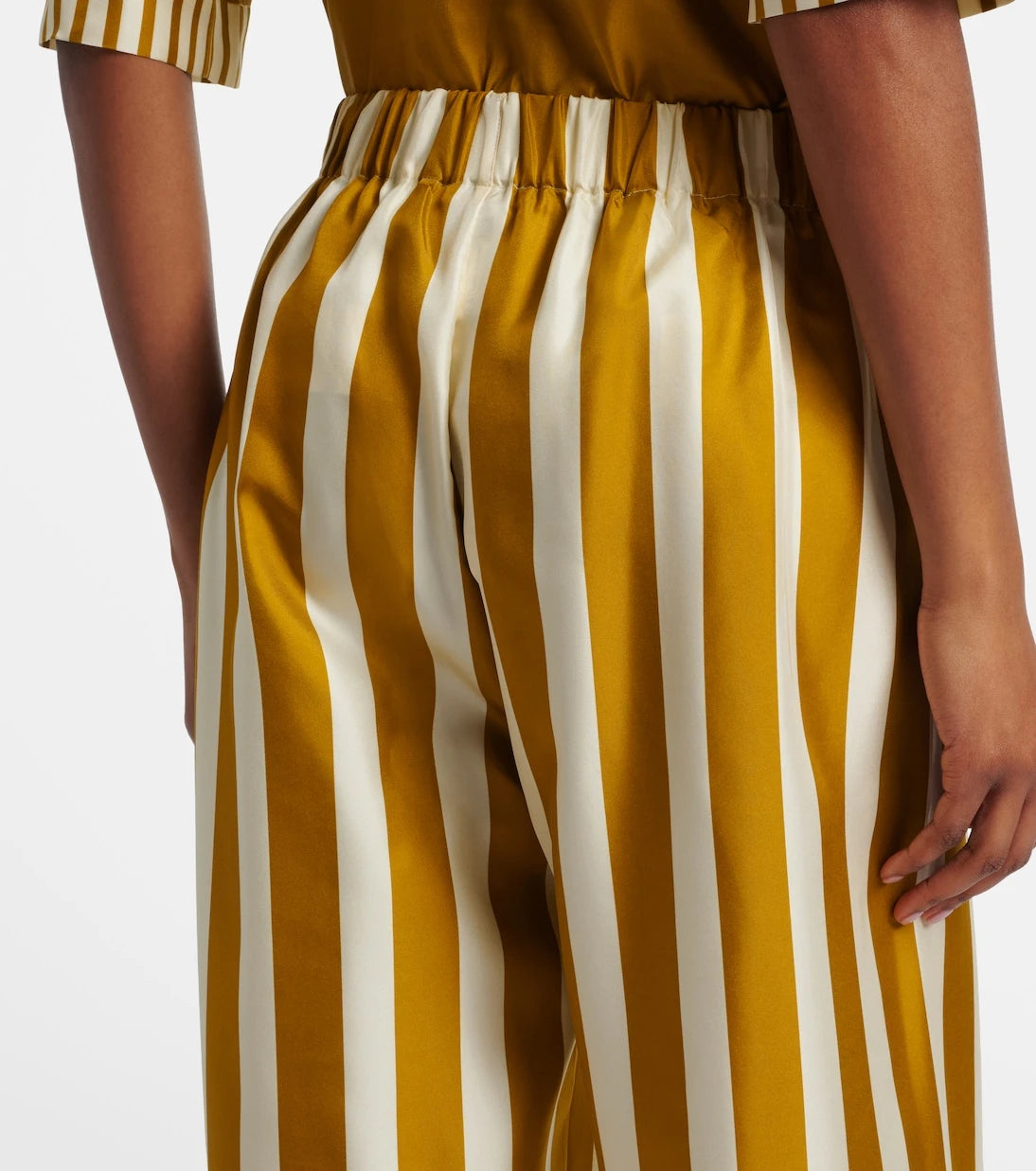 Eres - Pacha striped silk twill palazzo pants