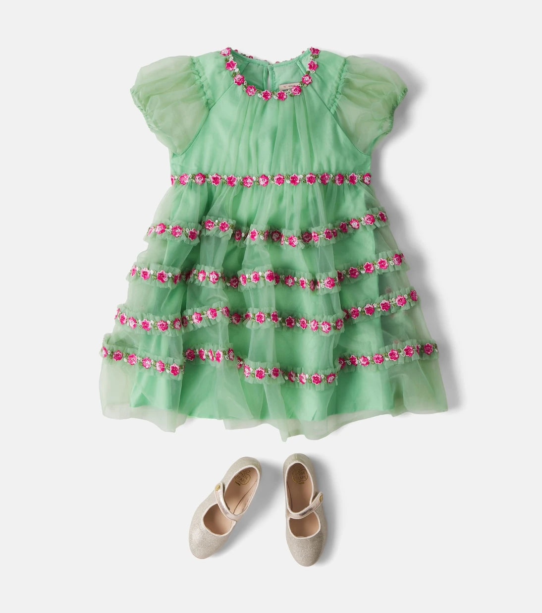 Konges Sløjd - Joelle embroidered tulle dress