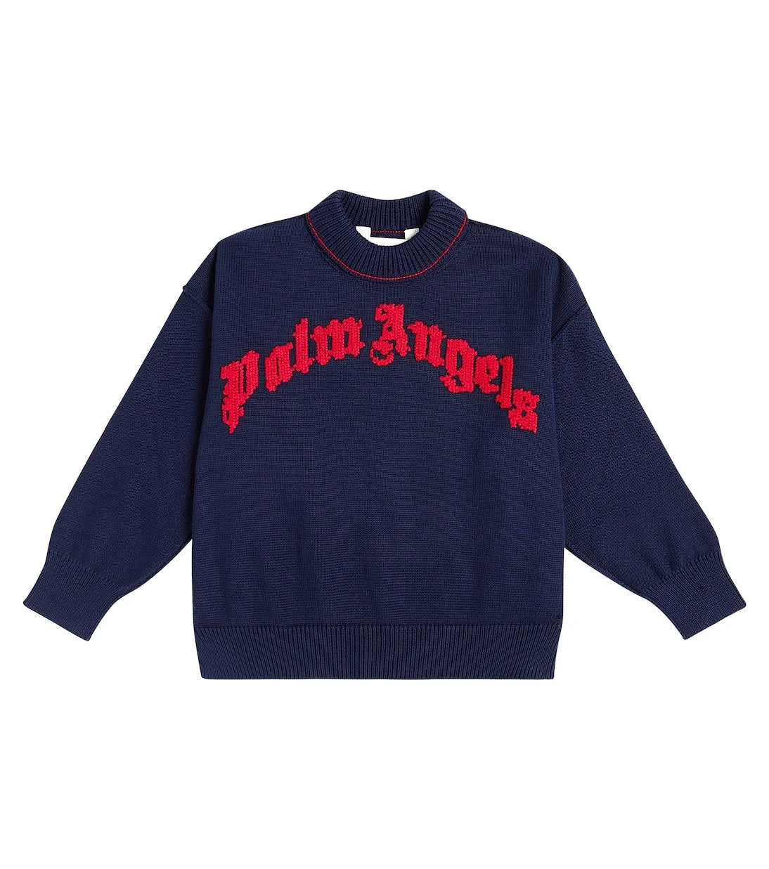 Palm Angels Kids - سويت شيرت قطني بشعار العلامة