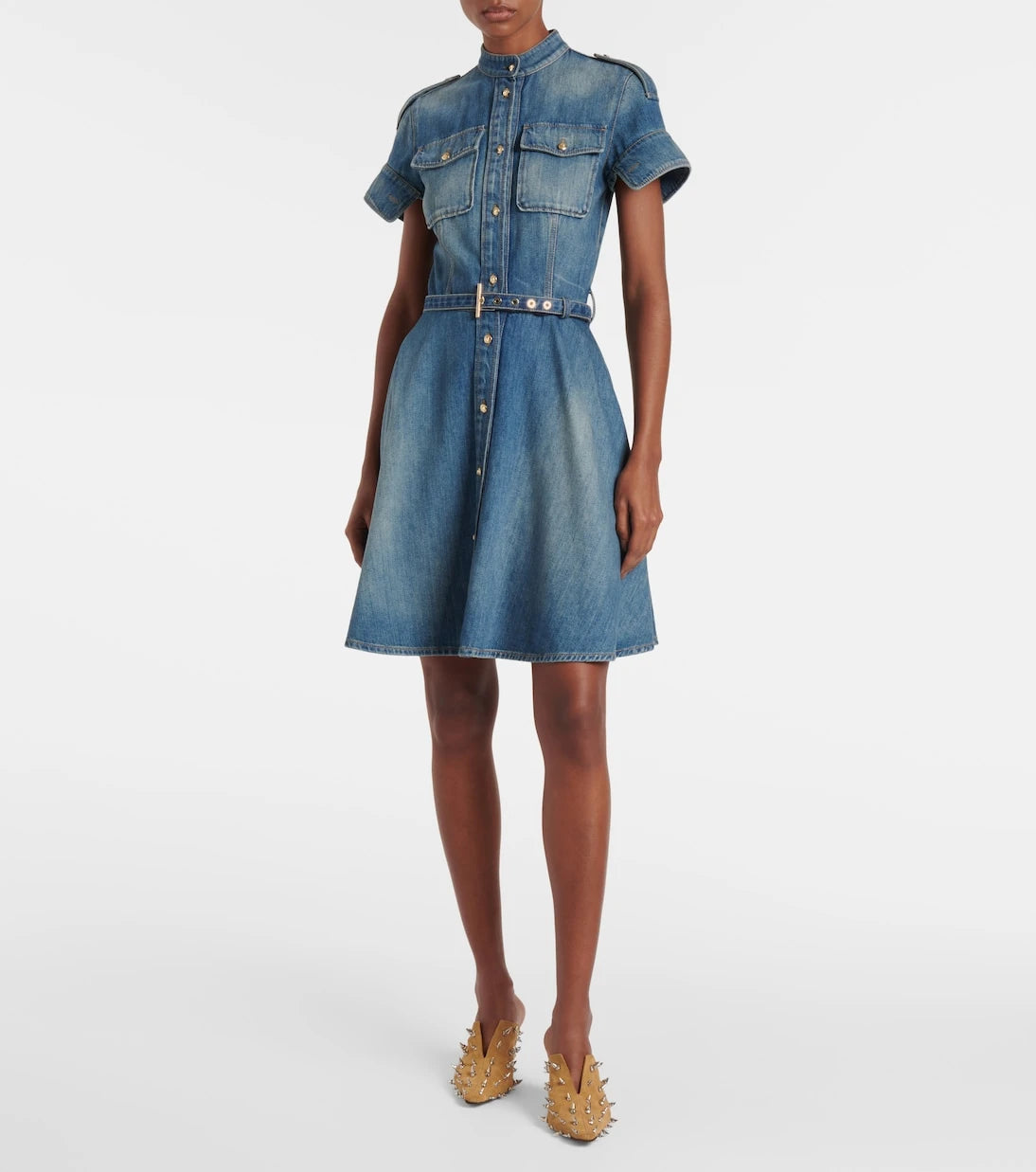 McQueen - Denim shirt dress