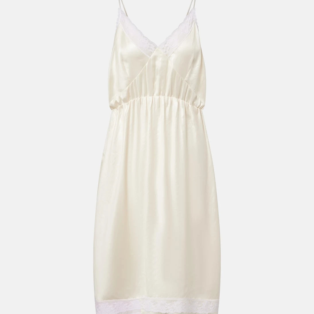 Magda Butrym - Lace-trimmed slip dress