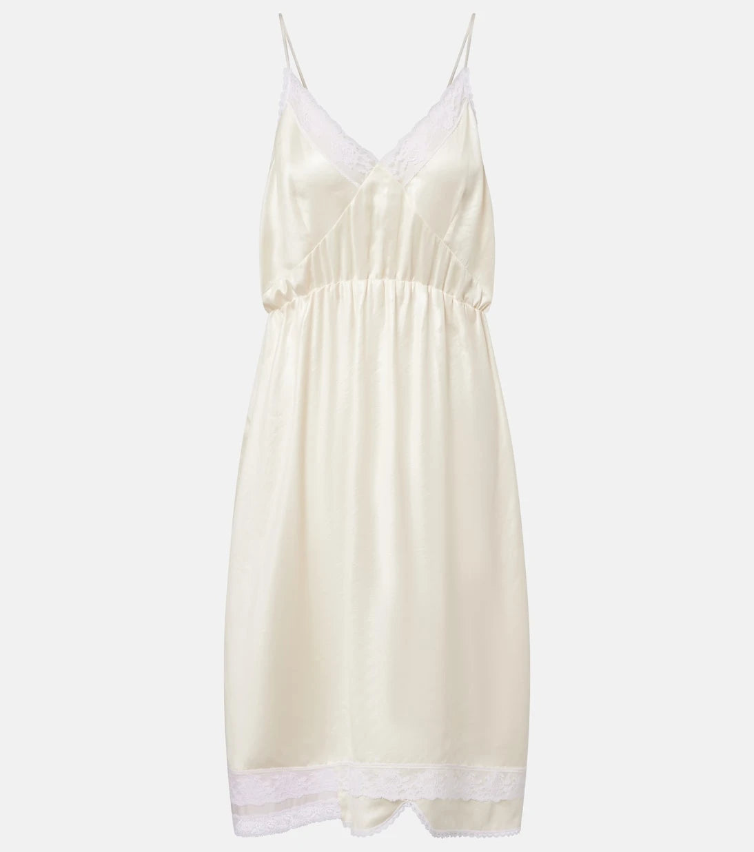Magda Butrym - Lace-trimmed slip dress