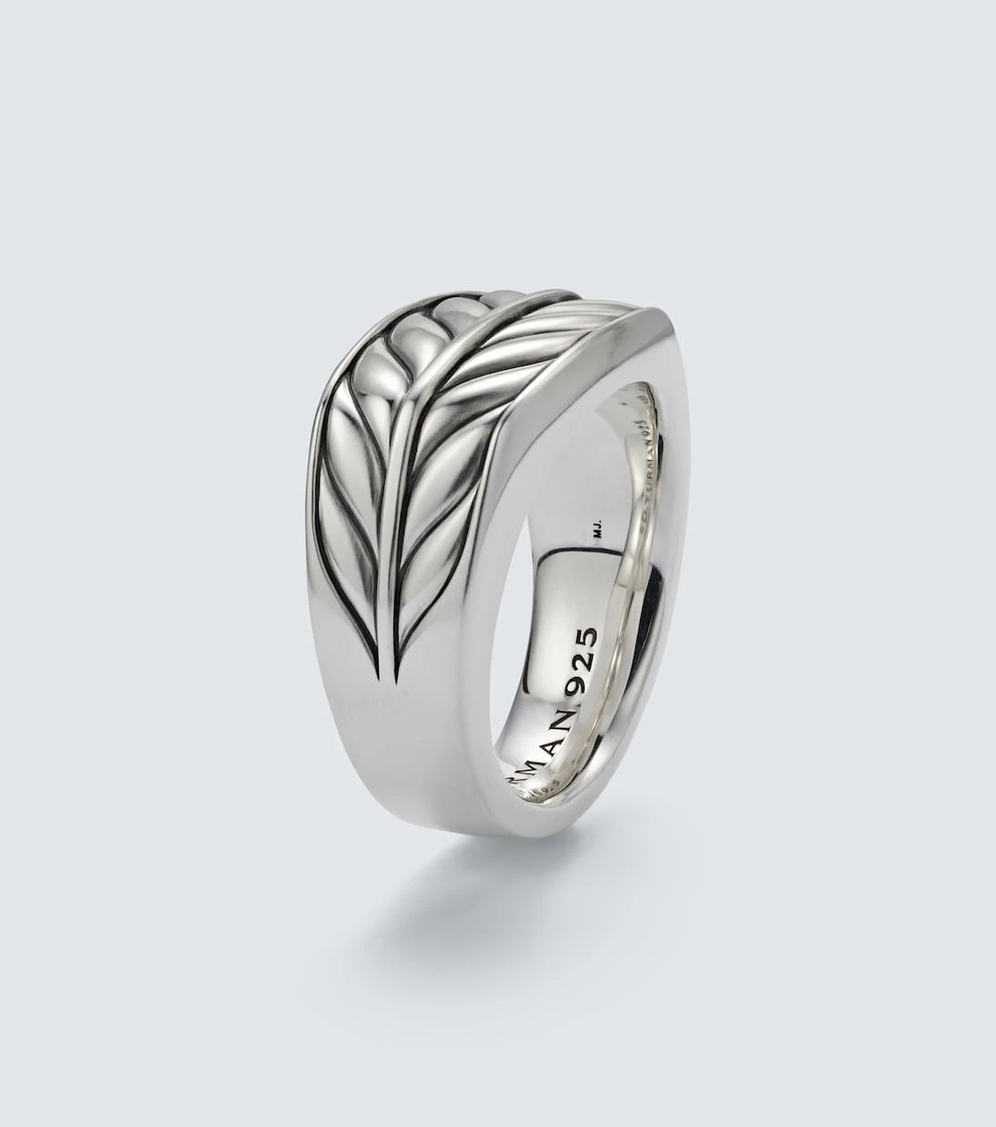 David Yurman - Chevron sterling silver ring