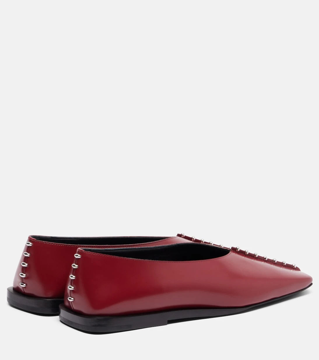 Jil Sander - Embellished leather ballet flats