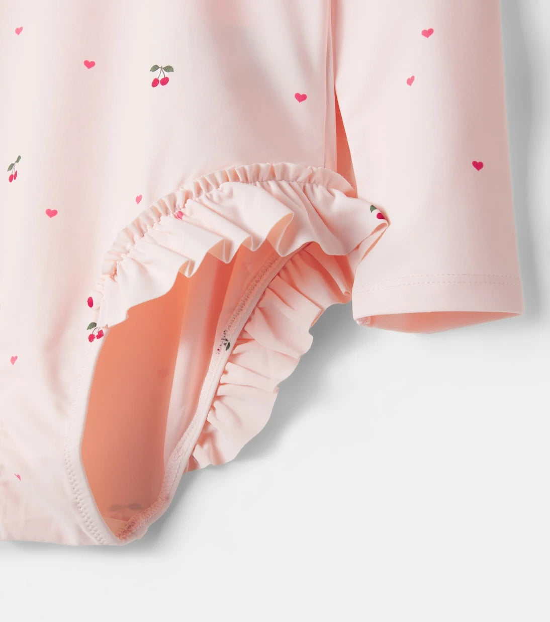 Konges Sløjd - Merle printed ruffled rashguard swimsuit