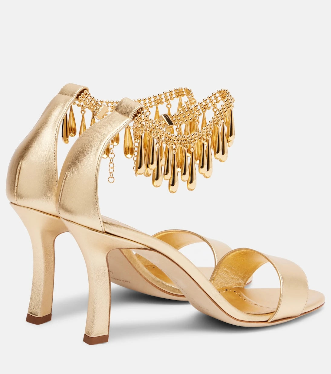 Manolo Blahnik - صندل Nicusan 90 جلدي مزخرف