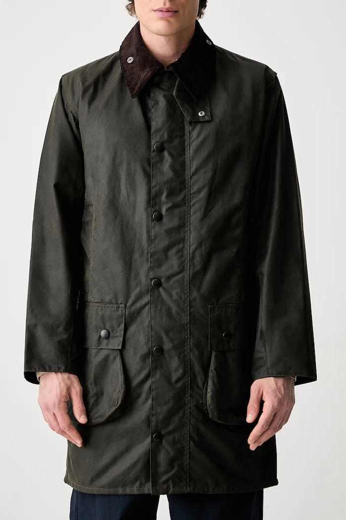 Barbour uzun erkek pamuk ceket