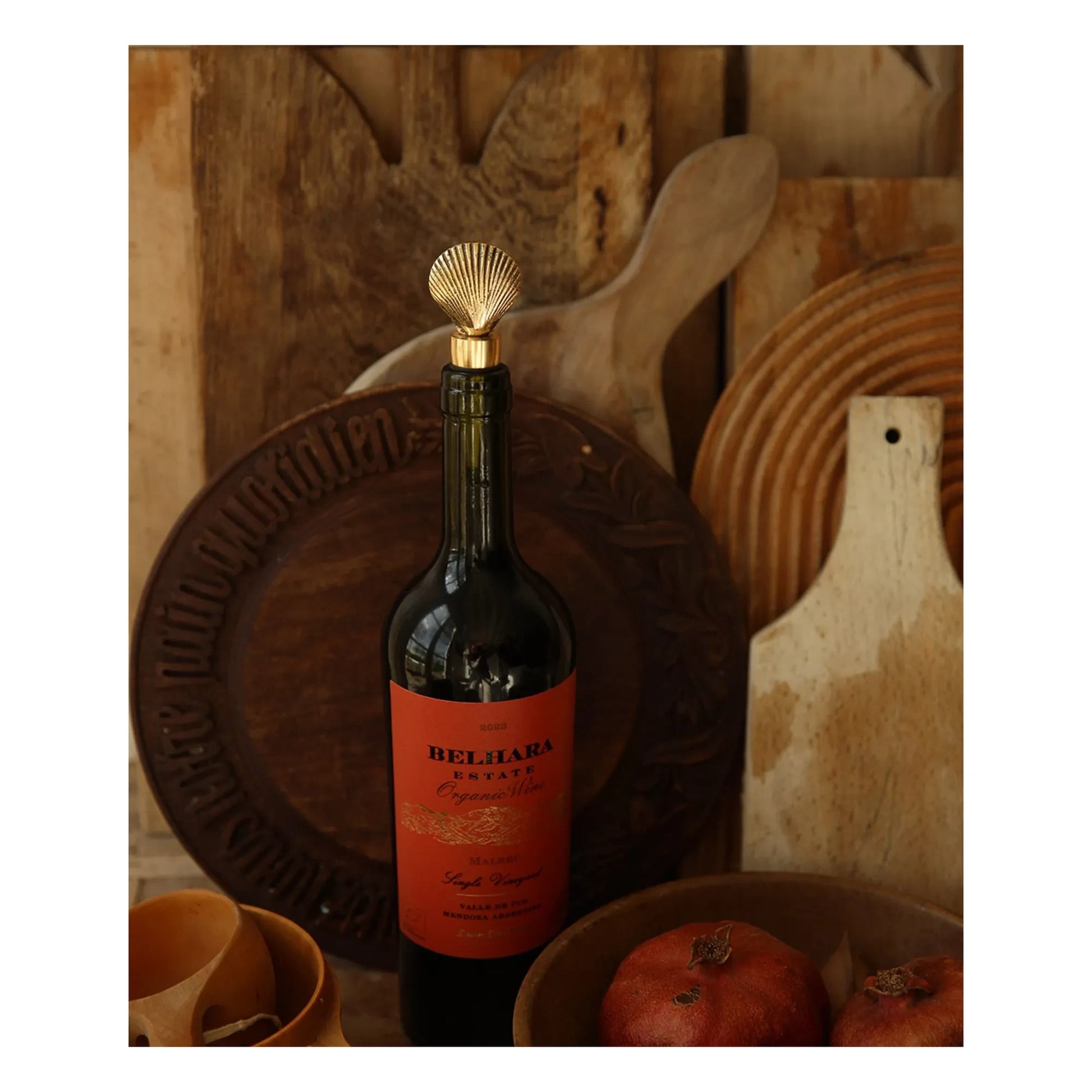 Doing Goods - Abby bottle stopper | Brass