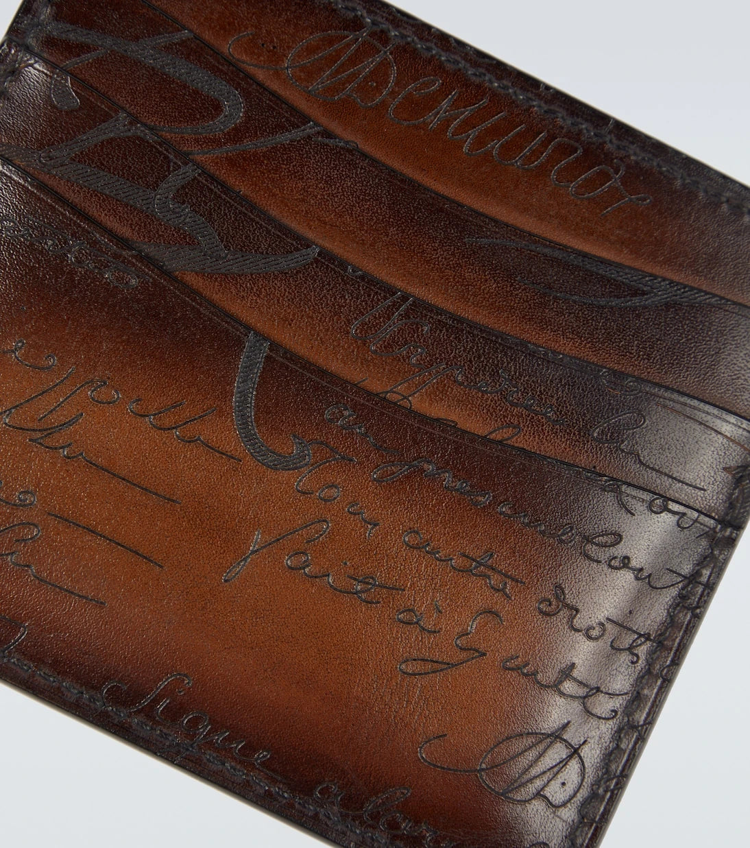 Berluti - Bambou Scritto cardholder