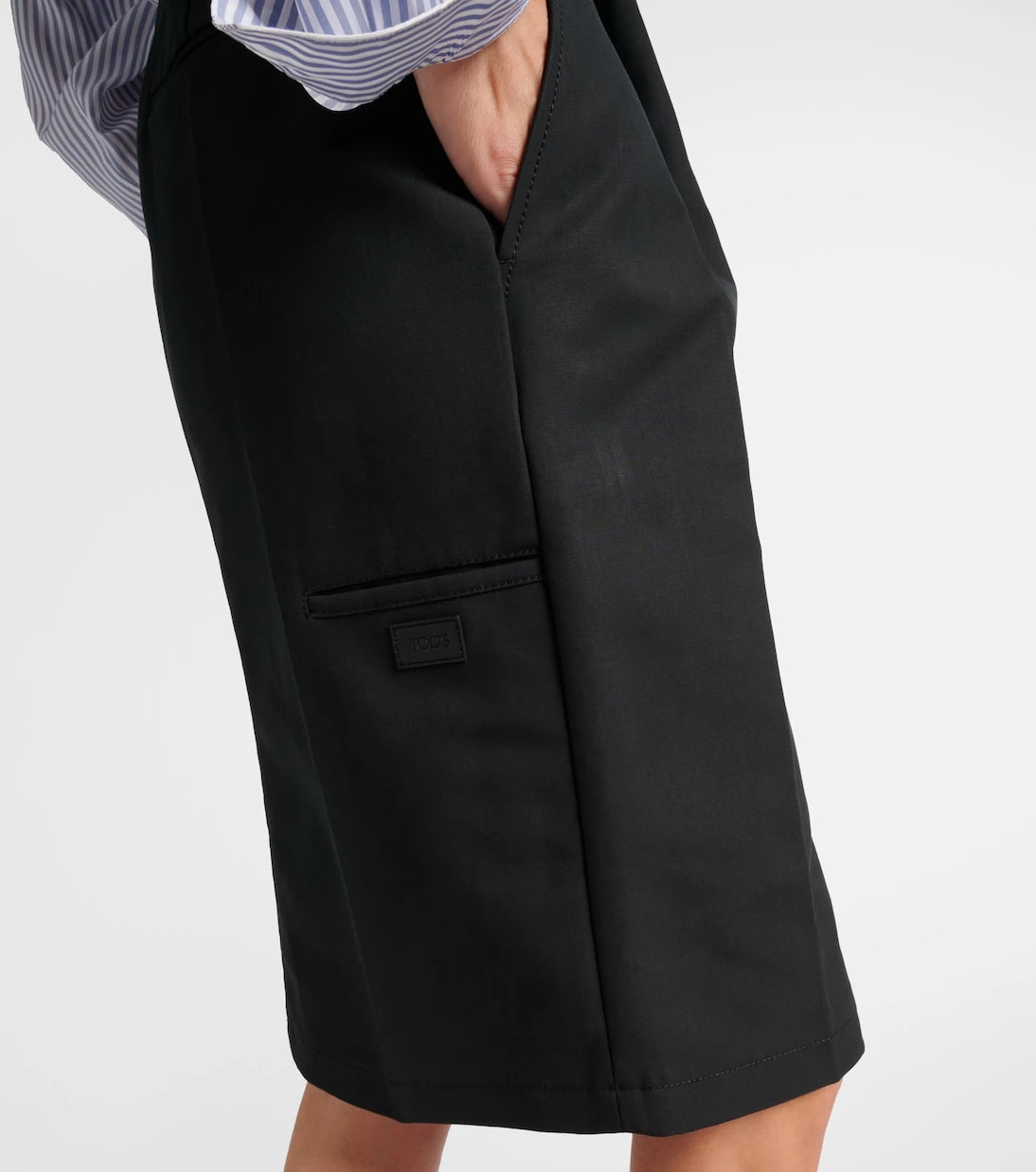 Tod's - Cotton midi skirt