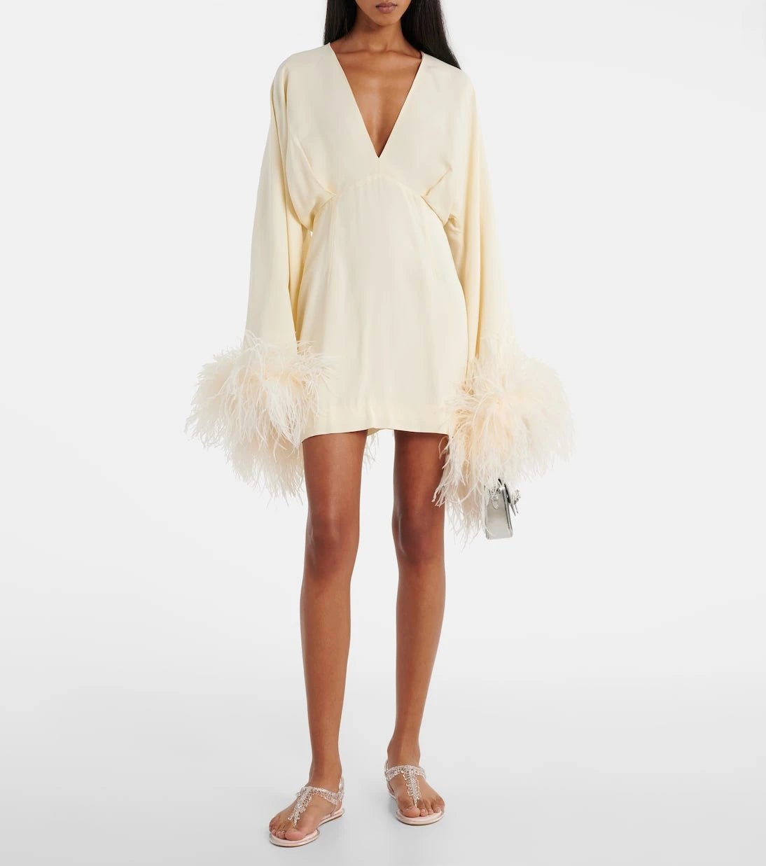 Rene Caovilla - Chandelier embellished thong sandals