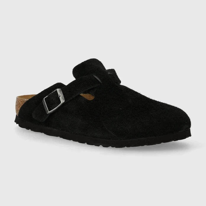 Велурени чехли Birkenstock Boston