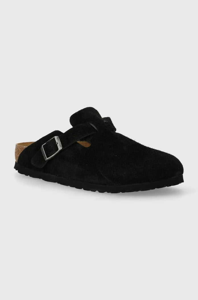 Велурени чехли Birkenstock Boston