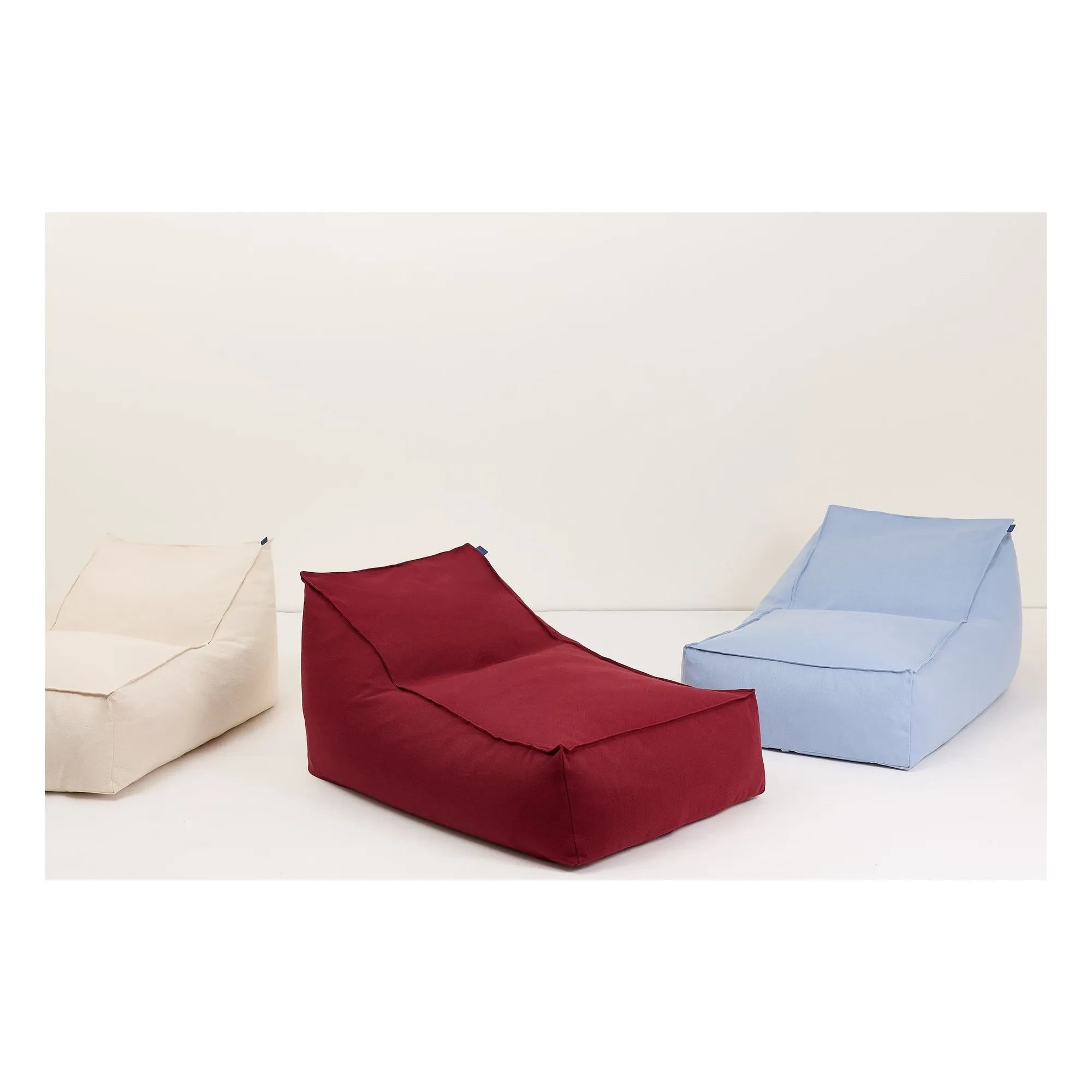 Nobodinoz - Lucky long pouffe | Red