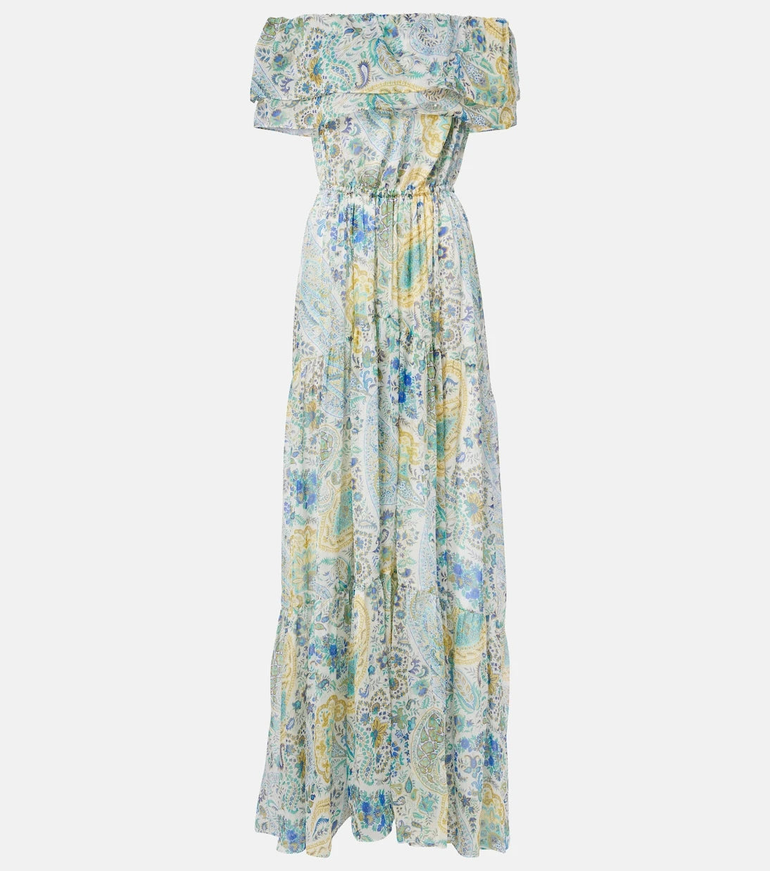 Etro - Paisley silk chiffon maxi dress