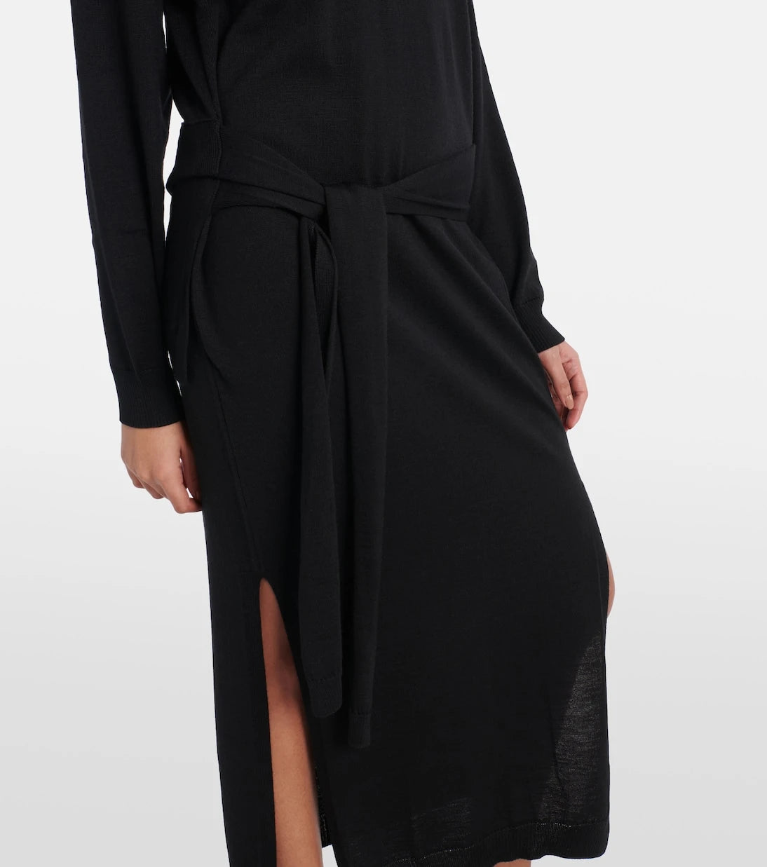 Lemaire - Belted sweater dress