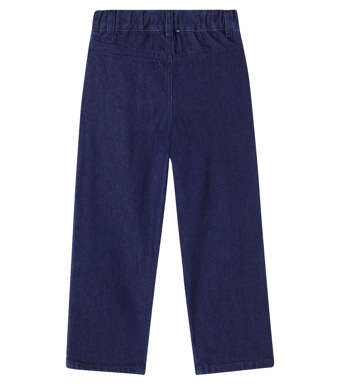 Bebe Organic - Tate embroidered wide-leg jeans