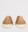 Brown Suede Loafers
