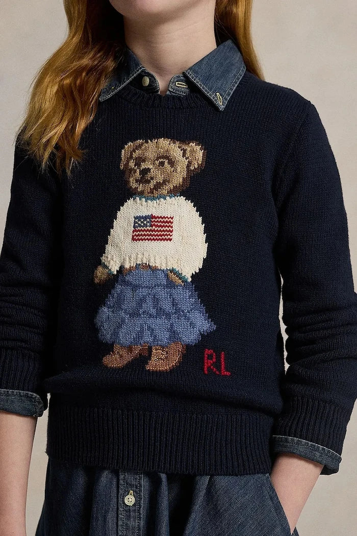 Детски памучен пуловер Polo Ralph Lauren